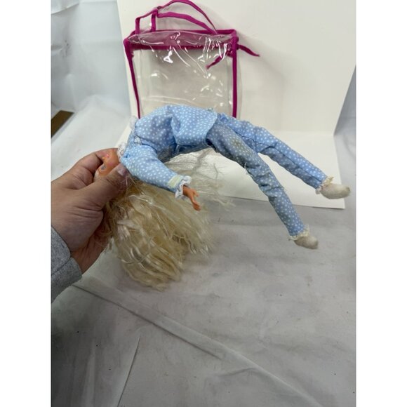 W/ ORIGINAL BAG! Vintage 1994 Slumber Party Barbie #12696 in Blue Dot Pajamas - Picture 11 of 11